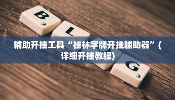辅助开挂工具“桂林字牌开挂辅助器”(详细开挂教程)