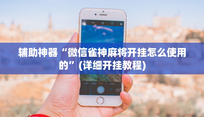 辅助神器“微信雀神麻将开挂怎么使用的”(详细开挂教程)