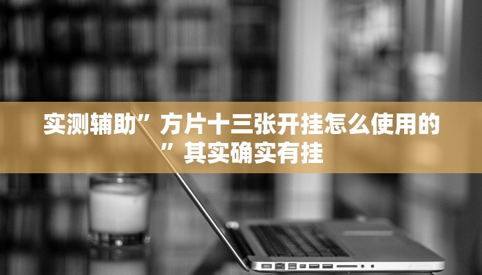 实测辅助”方片十三张开挂怎么使用的”其实确实有挂