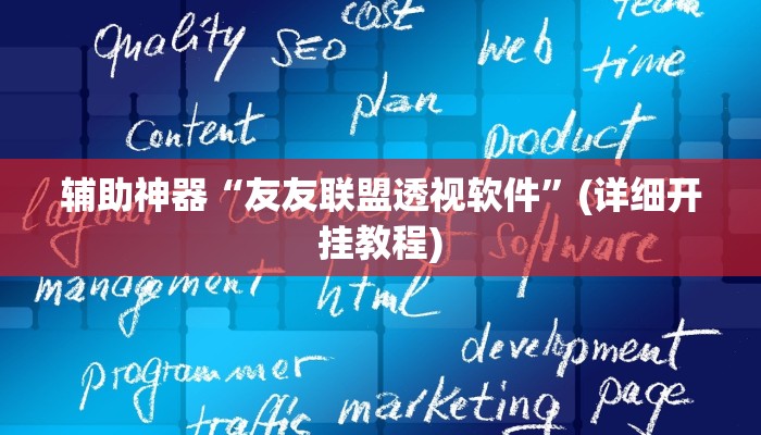 辅助神器“友友联盟透视软件”(详细开挂教程)