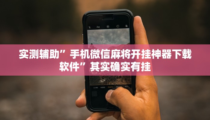 实测辅助”手机微信麻将开挂神器下载软件”其实确实有挂