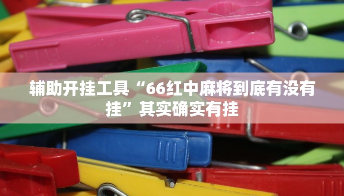 辅助开挂工具“66红中麻将到底有没有挂”其实确实有挂