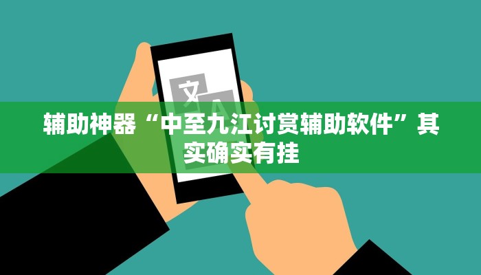 辅助神器“中至九江讨赏辅助软件”其实确实有挂