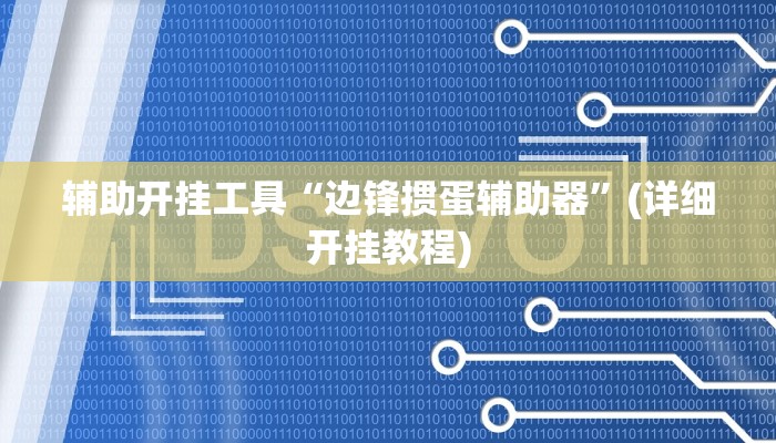 辅助开挂工具“边锋掼蛋辅助器”(详细开挂教程)