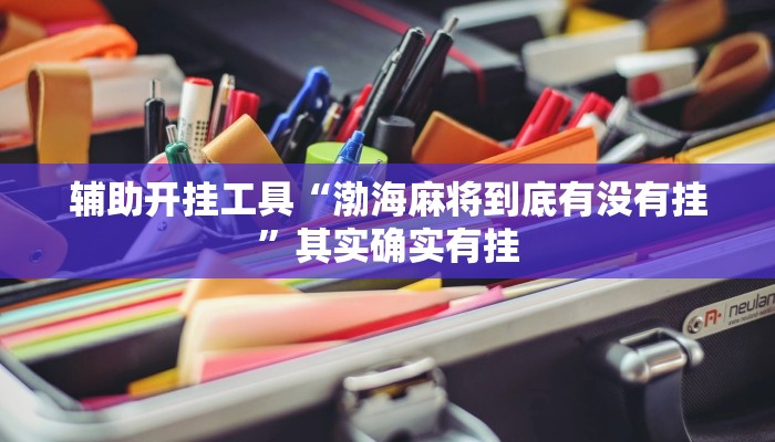 辅助开挂工具“渤海麻将到底有没有挂”其实确实有挂