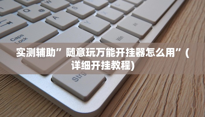 实测辅助”随意玩万能开挂器怎么用”(详细开挂教程)